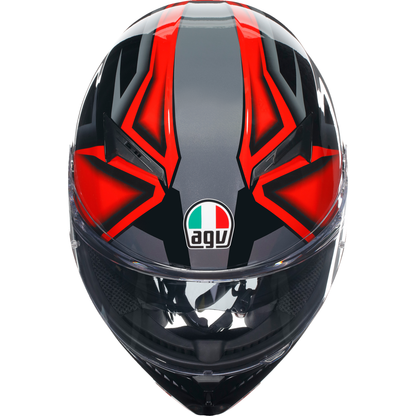 AGV K3 Helmet - Compound - Black/Red - XL 2118381004009XL