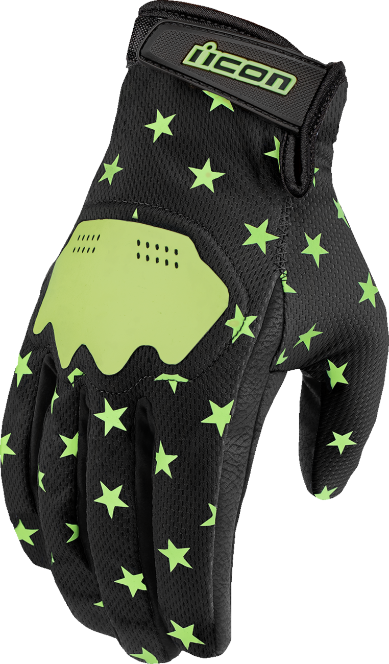 ICON Hooligan* Old Glory Gloves - Glow - 3XL 3301-4697