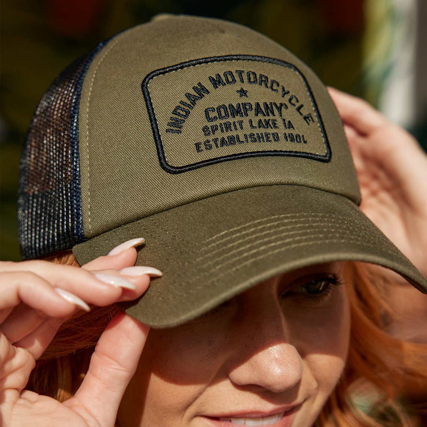 Indian Motorcycle Est. 1901 IMC Cap, Khaki - 2833315