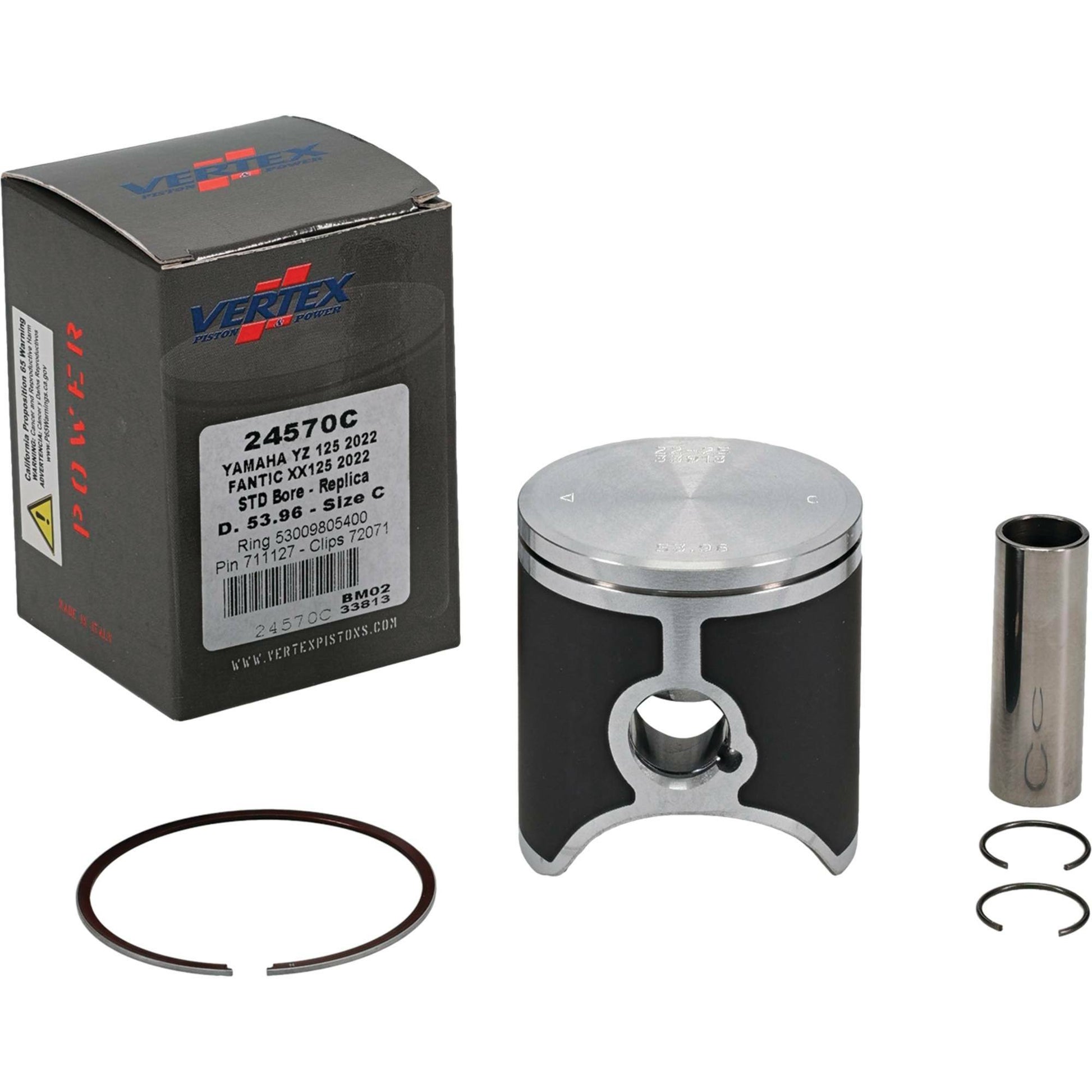 Piston Kit Cast 53.96/Std Yam