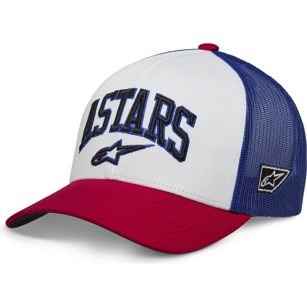 Dunker Trucker Hat White/Red/Blue