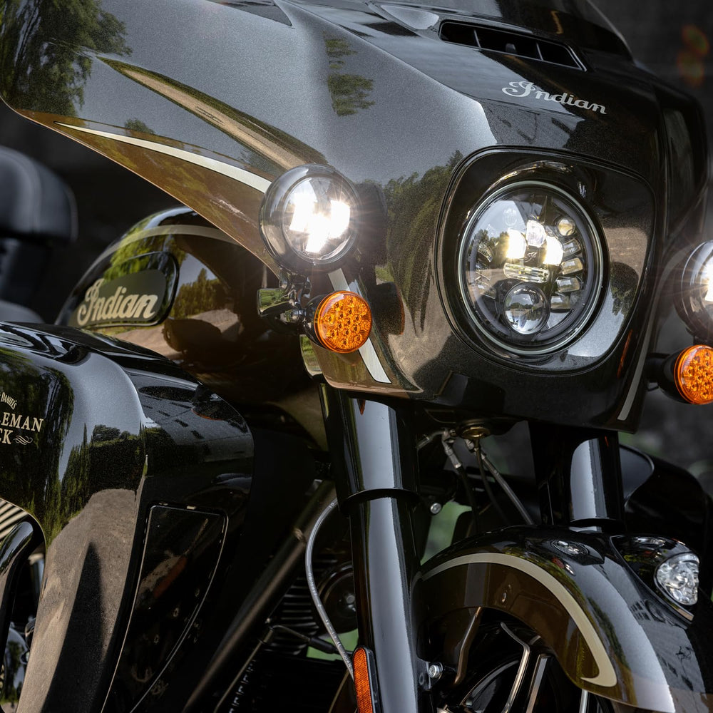 
                      
                        Indian Motorcycle Driving Lights Pathfinder S LED, Pair - 2884708-266
                      
                    