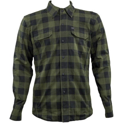 Speed and Strength True Grit Armored Motoshirt Olive/Black - Small