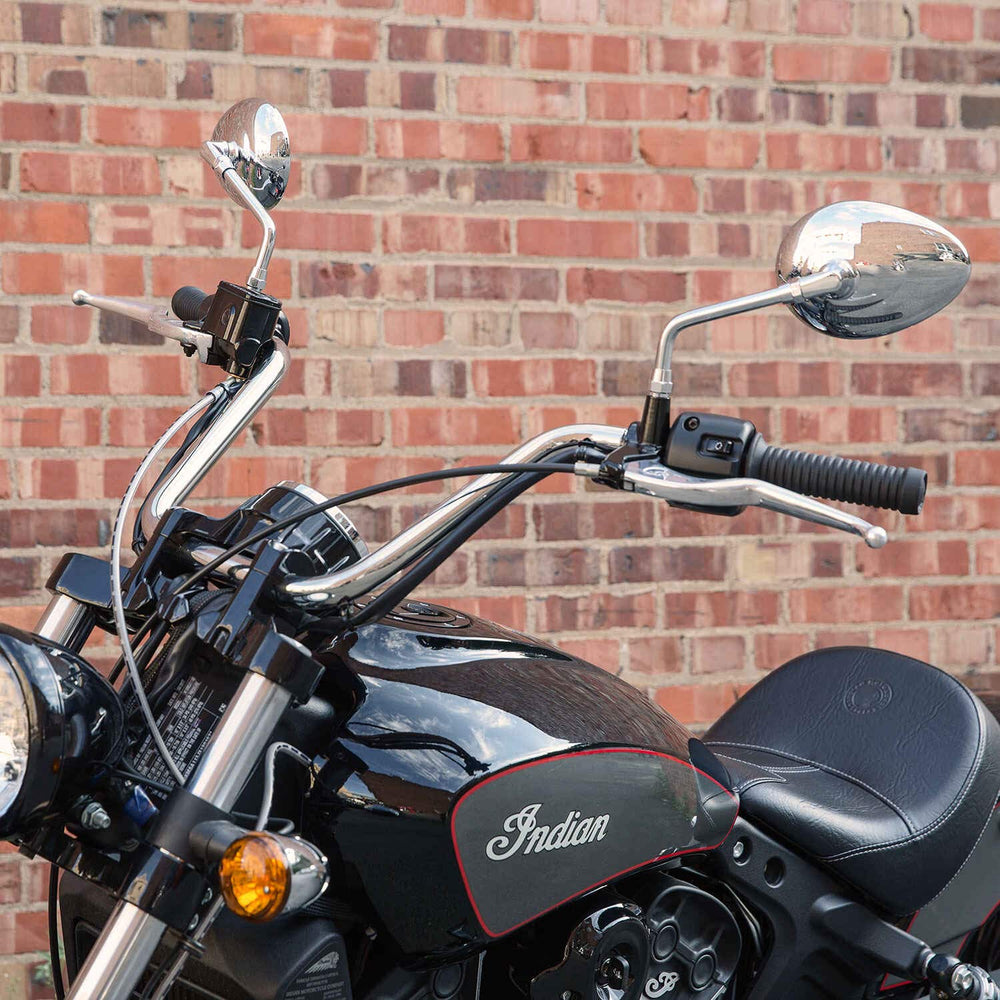 
                      
                        Indian Motorcycle Reduced Reach Handlebar, Chrome - 2880153-410
                      
                    