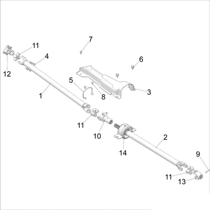 Polaris RZR Cross and Bearing Kit, Genuine OEM Part 2207351, Qty 1