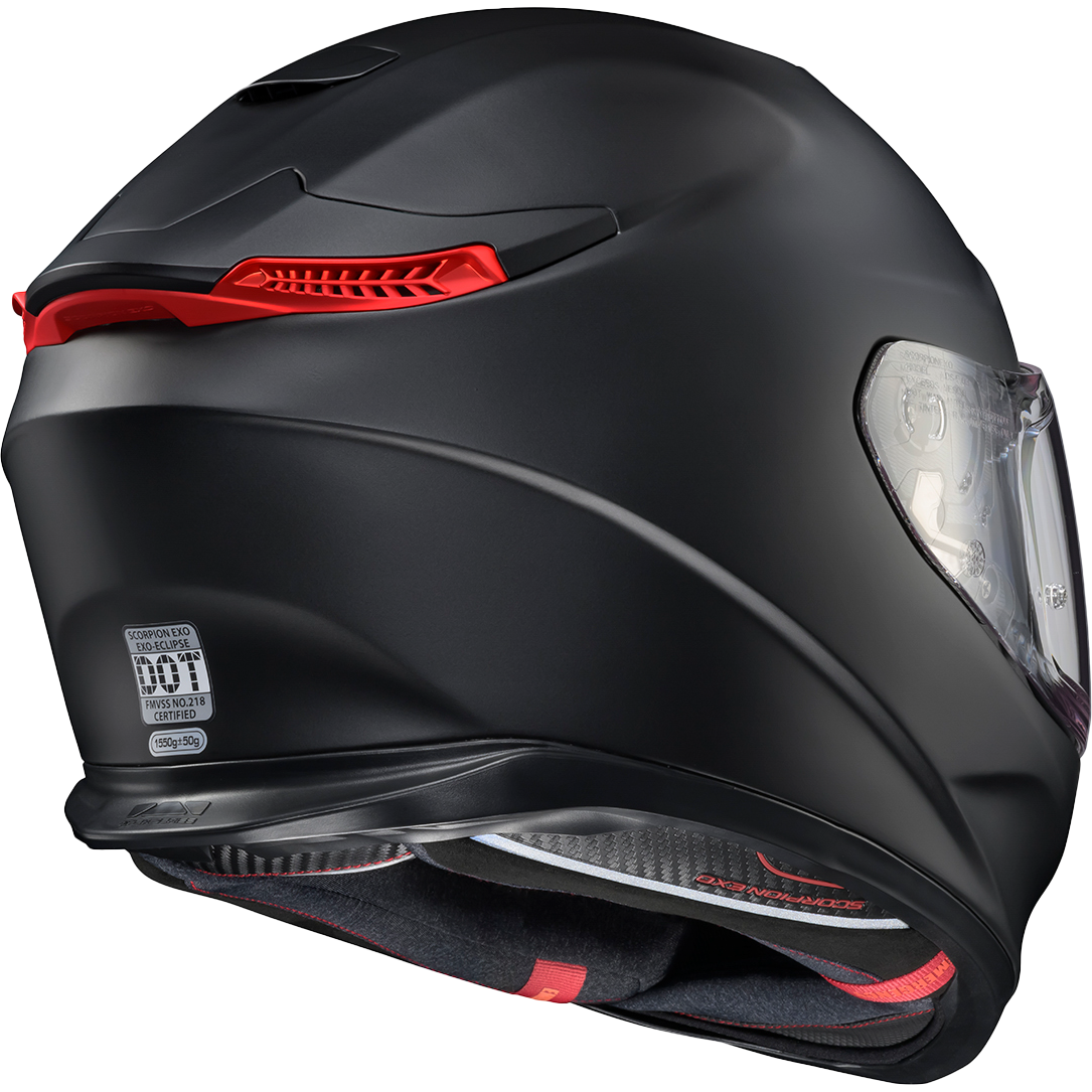 Exo Eclipse Full Face Helmet Matte Black Lg