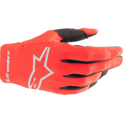ALPINESTARS Youth Radar Gloves - Mars Red/Silver - Medium 3541824-385-M