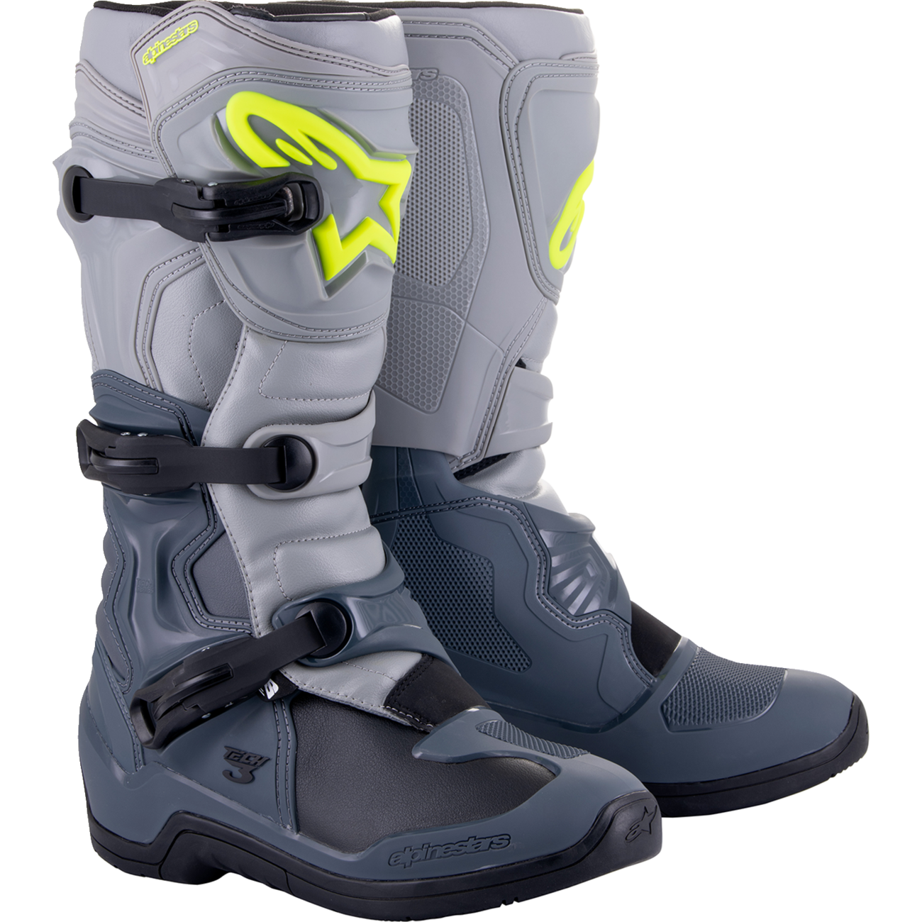 ALPINESTARS Tech 3 Boots - Gray/Black - US 10 / EU 44.5 2013018-9069-10