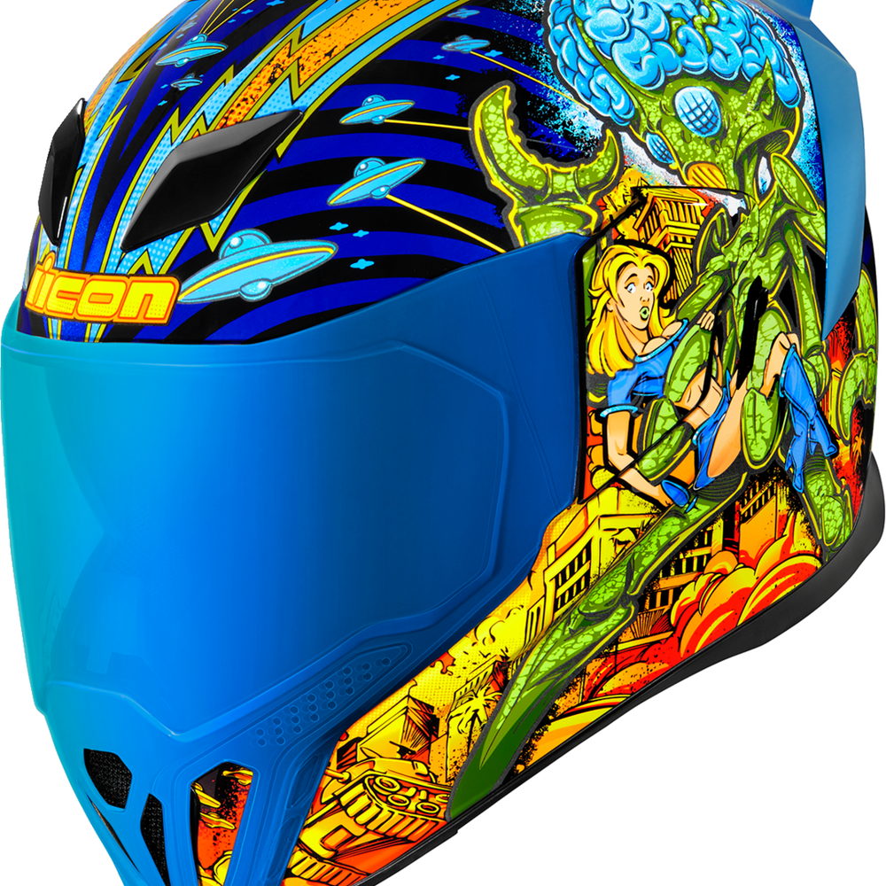 ICON Airflite* Helmet - Bugoid Blitz - Blue - Large 0101-15549