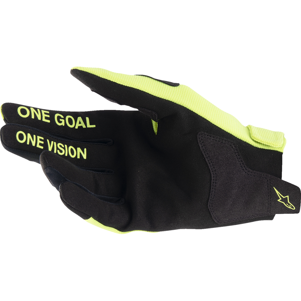 ALPINESTARS Youth Radar Gloves - Fluo Yellow/Black - Large 3541824-551-L