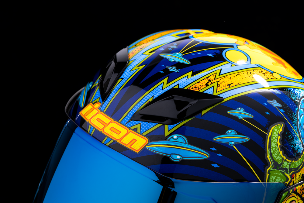 
                      
                        ICON Airflite* Helmet - Bugoid Blitz - Blue - Medium 0101-15548
                      
                    