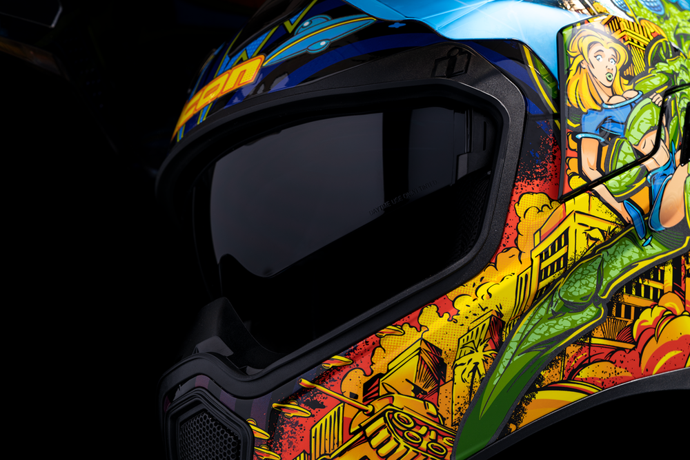 
                      
                        ICON Airflite* Helmet - Bugoid Blitz - Blue - XS 0101-15546
                      
                    