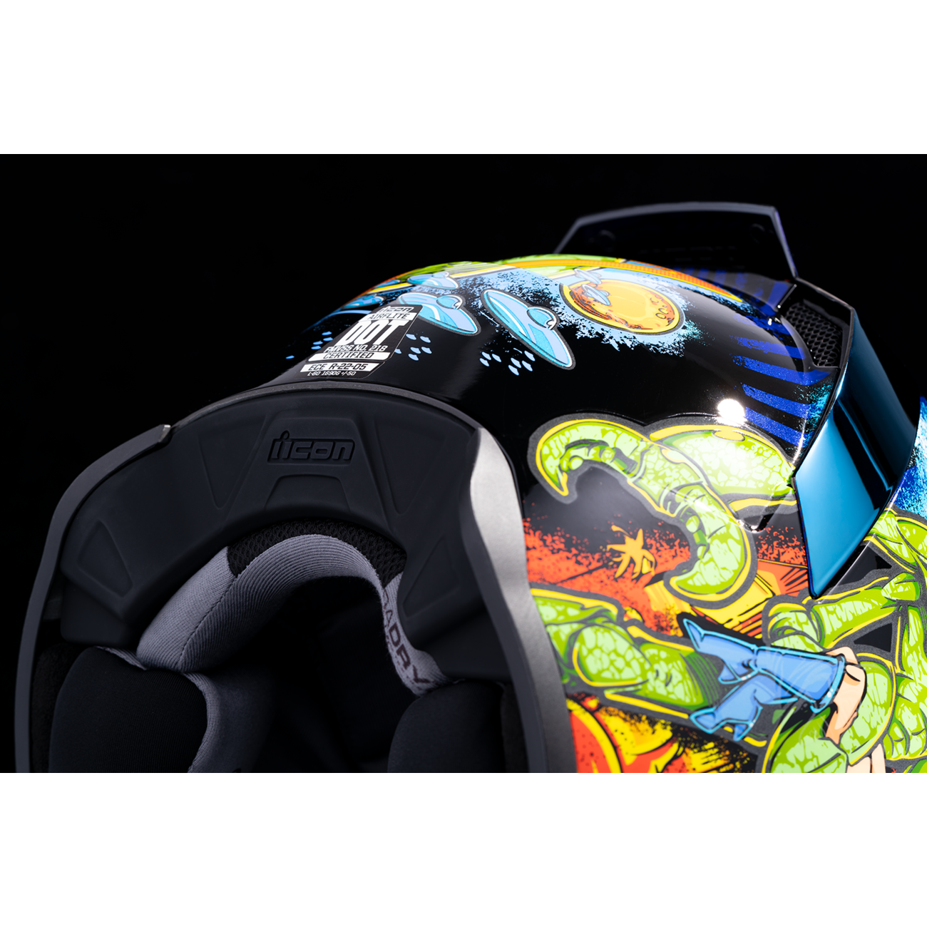 ICON Airflite* Helmet - Bugoid Blitz - Blue - 2XL 0101-15551