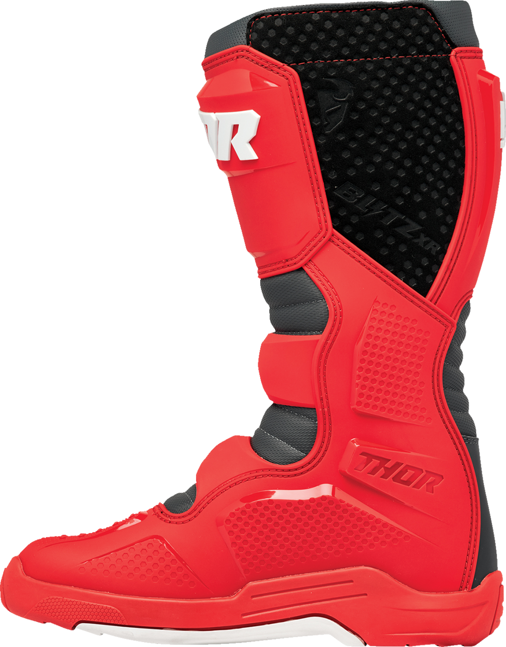 THOR Blitz XR Boots - Red/Charcoal - US 8 3410-3110