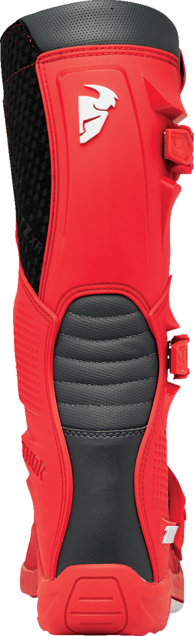 THOR Blitz XR Boots - Red/Charcoal - US 8 3410-3110