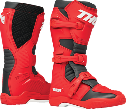 THOR Blitz XR Boots - Red/Charcoal - US 15 3410-3117