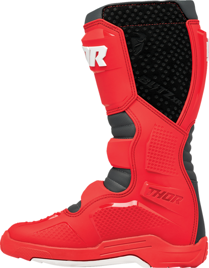 THOR Blitz XR Boots - Red/Charcoal - US 15 3410-3117