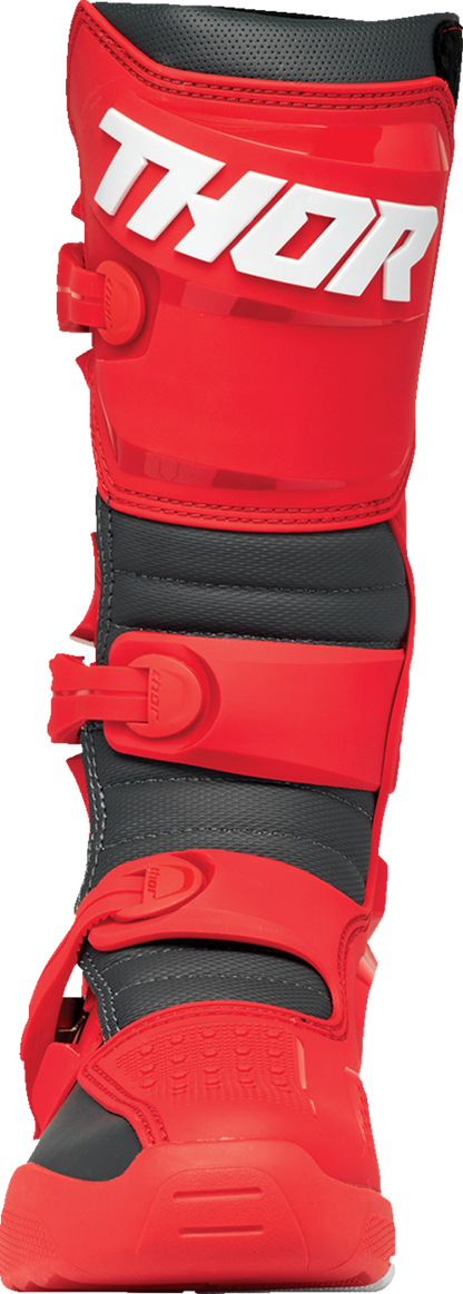 THOR Blitz XR Boots - Red/Charcoal - US 15 3410-3117