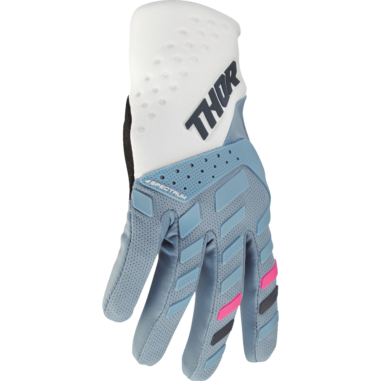 THOR Women's Spectrum Gloves - Starlight Blue/White - Large 3331-0266