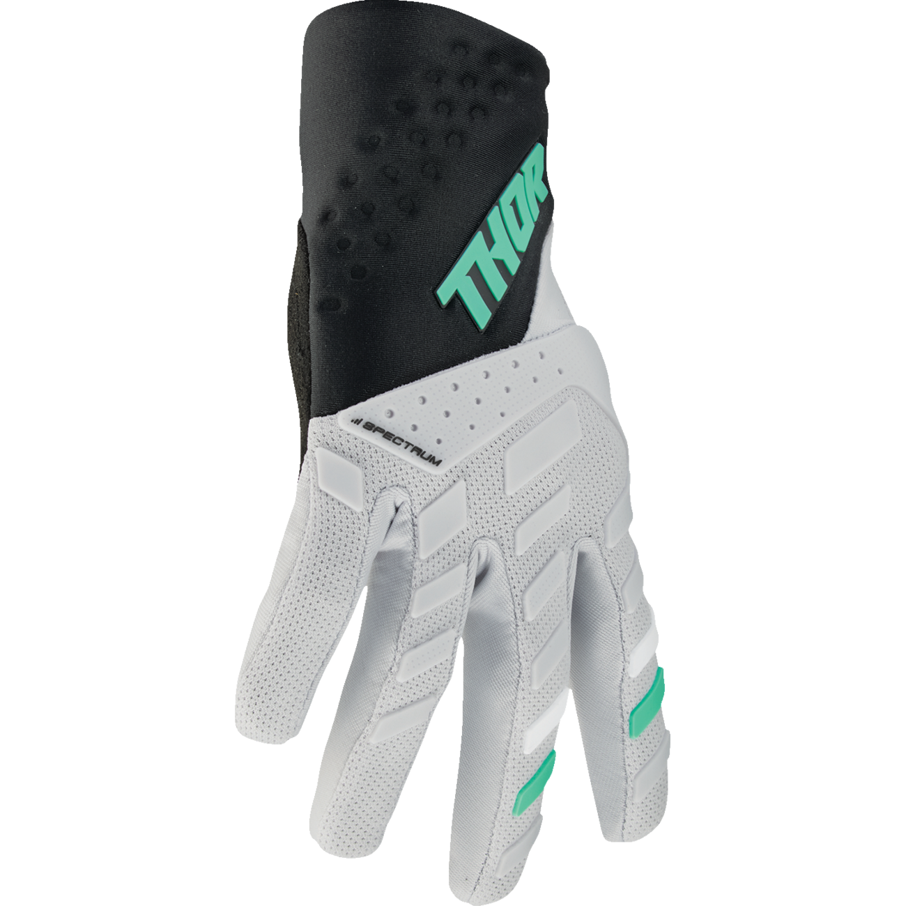 THOR Women's Spectrum Gloves - Black/Mint - Large 3331-0270