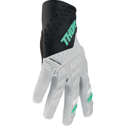 THOR Women's Spectrum Gloves - Black/Mint - Large 3331-0270