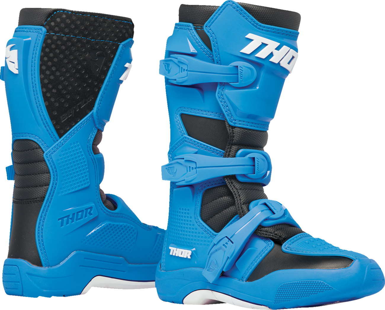 THOR Youth Blitz XR Boots - Black/Blue - US 6 3411-0736