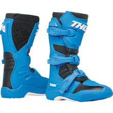 THOR Youth Blitz XR Boots - Black/Blue - US 3 3411-0733