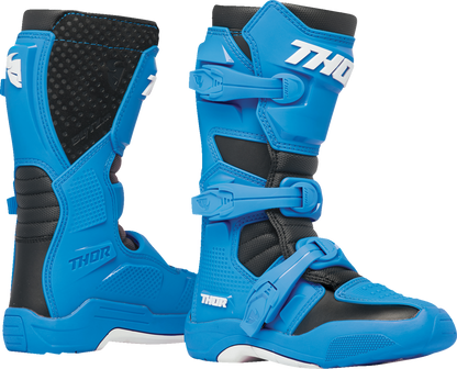 THOR Youth Blitz XR Boots - Black/Blue - US 3 3411-0733