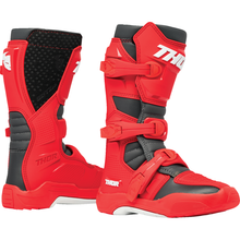 THOR Youth Blitz XR Boots - Red/Charcoal - US 5 3411-0756