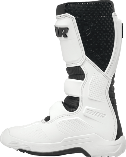 THOR Youth Blitz XR Boots - White/Black - US 1 3411-0745