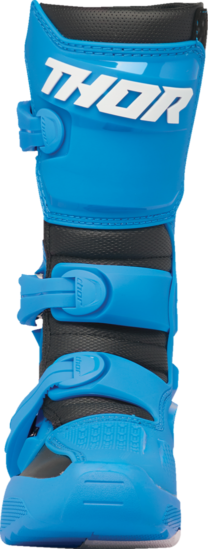 THOR Youth Blitz XR Boots - Black/Blue - US 3 3411-0733