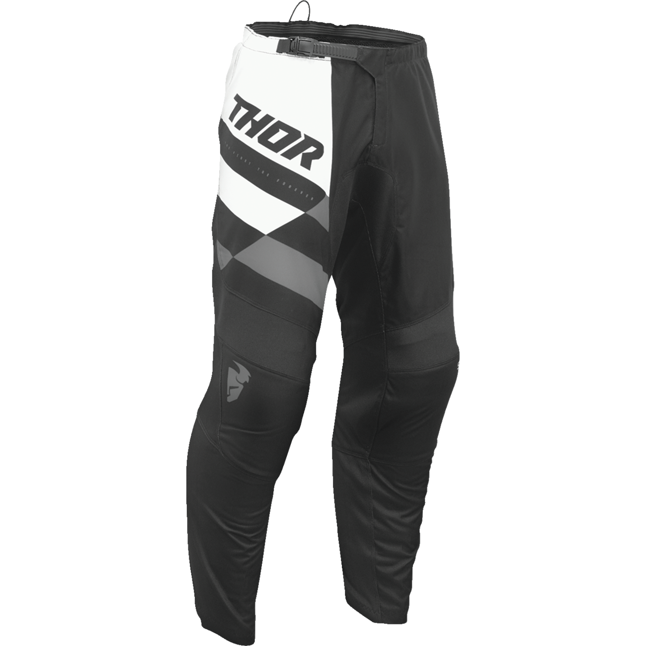 THOR Sector Checker Pants - Black/Gray - US 28 2901-10983
