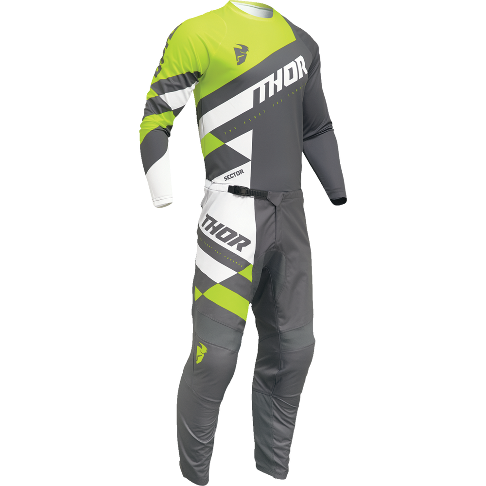 
                      
                        THOR Sector Checker Jersey - Gray/Acid - Small 2910-7594
                      
                    