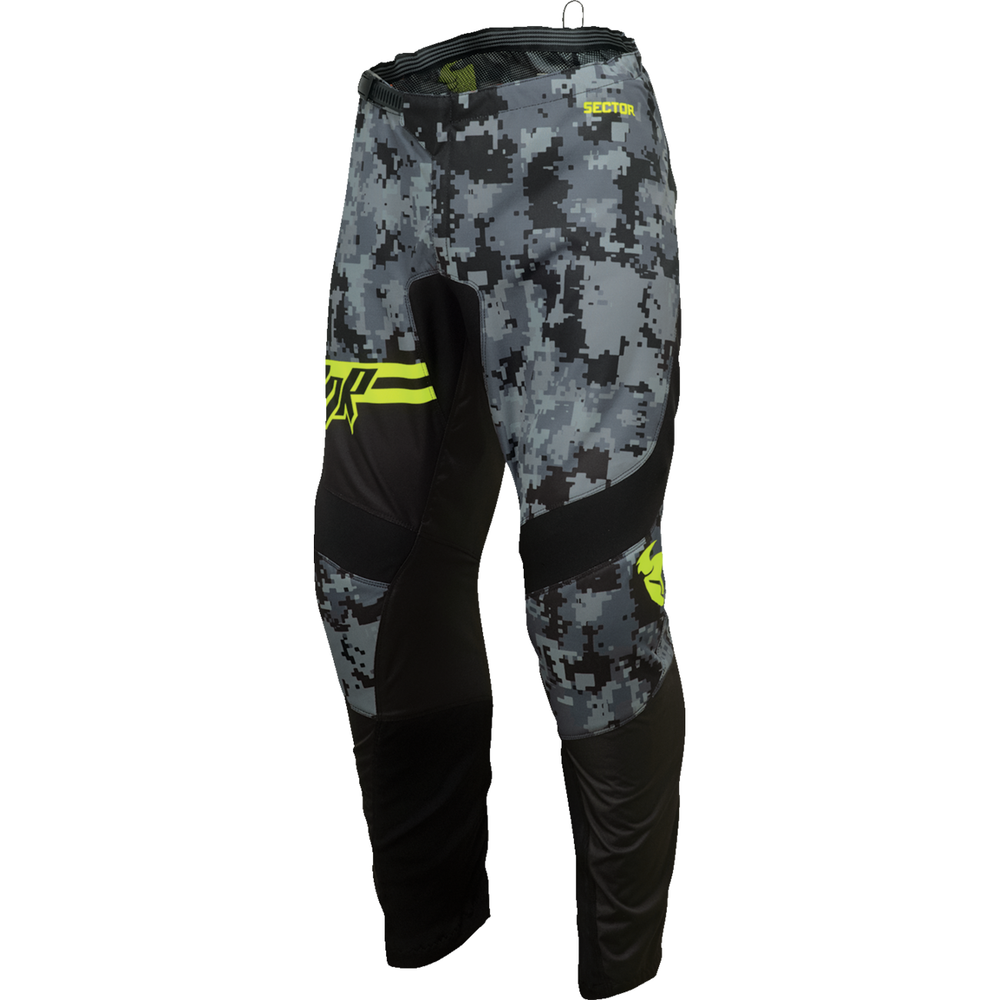 THOR Sector DIGI Pants - Black/Camo - US 30 2901-11028