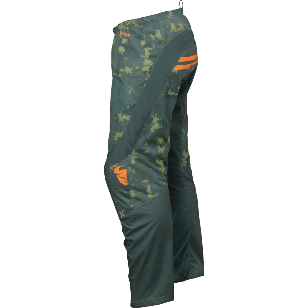 THOR Youth Sector DIGI Pants - Camo Green - US 28 2903-2420