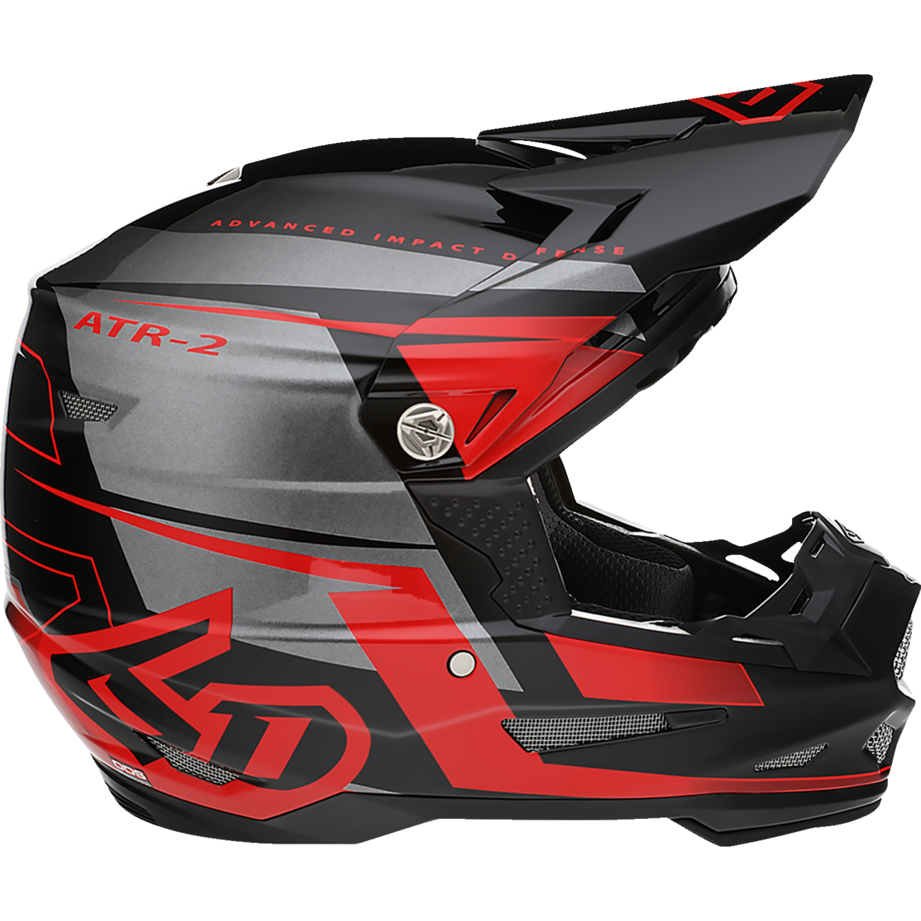 6D HELMETS ATR-2 Helmet - Mach - Red/Gray/Black - Small 12-3325