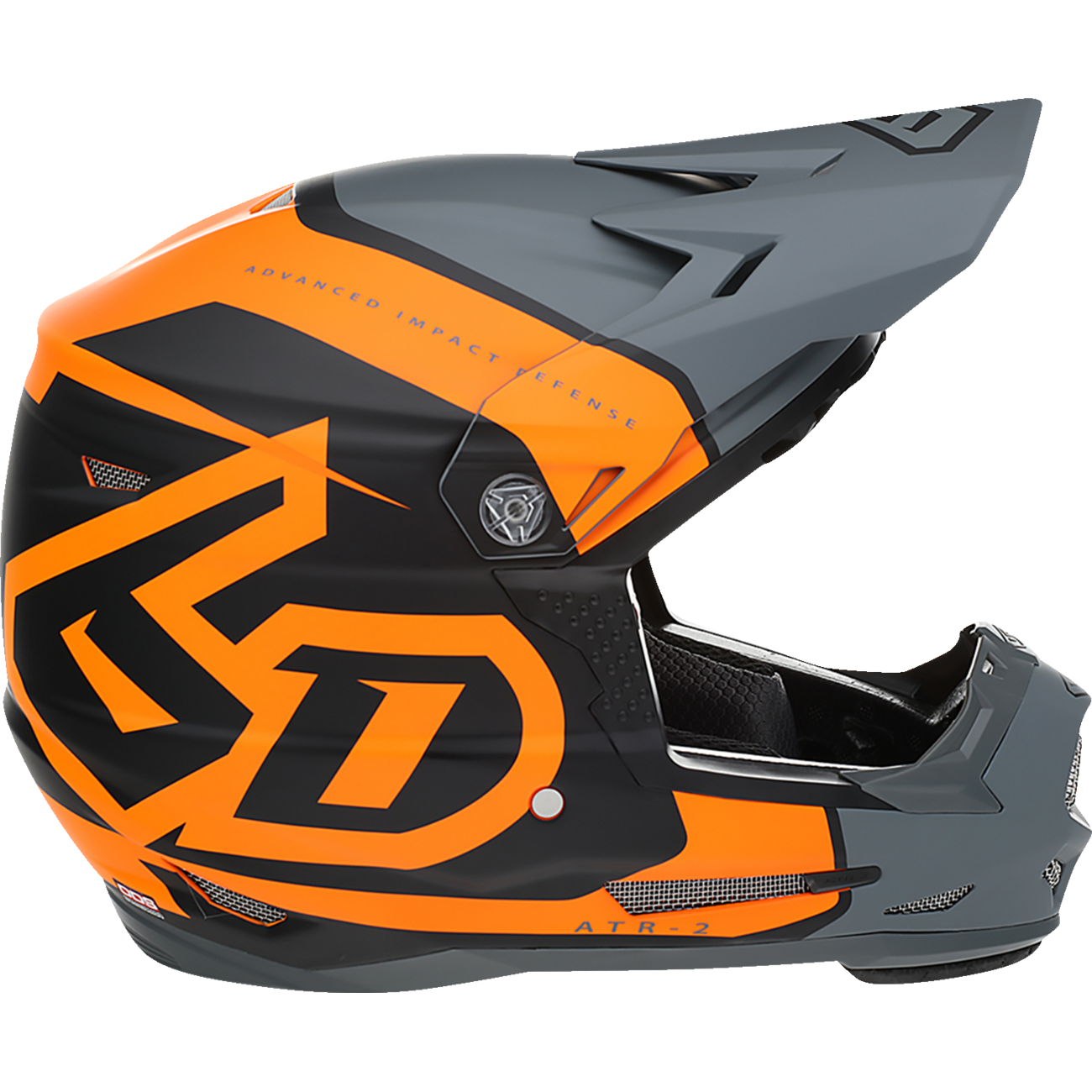 6D HELMETS ATR-2Y Helmet - Torque - Neon Orange - Small 11-6510