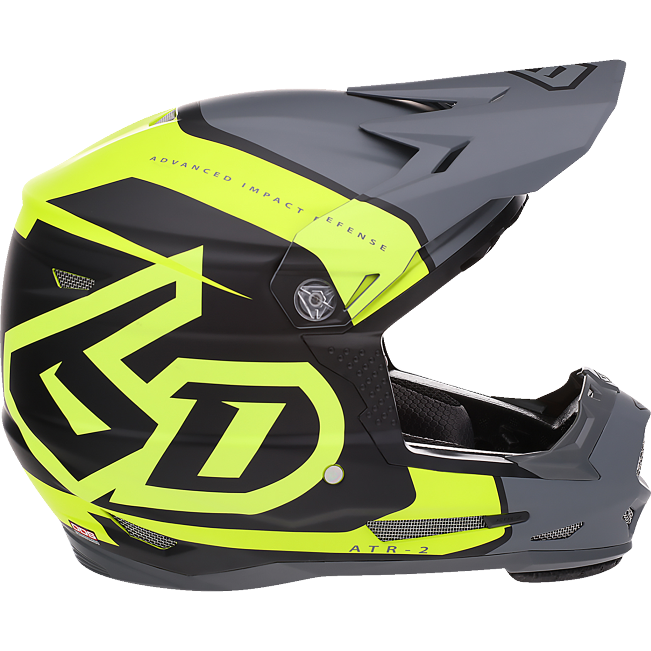 6D HELMETS ATR-2Y Helmet - Torque - Neon Yellow - Small 11-6520
