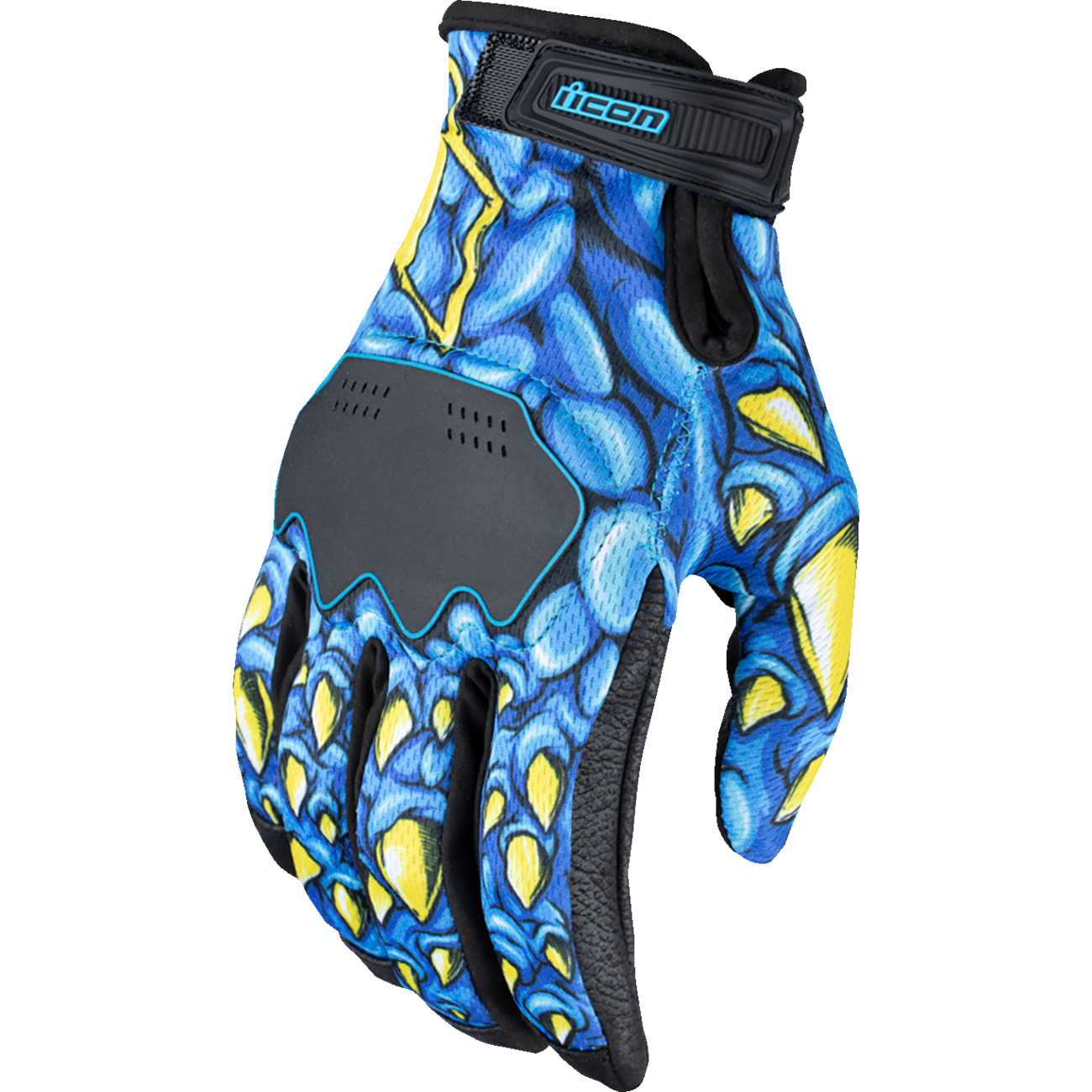 ICON Hooligan* Kryola Kreep Gloves - Blue - Small 3301-4722