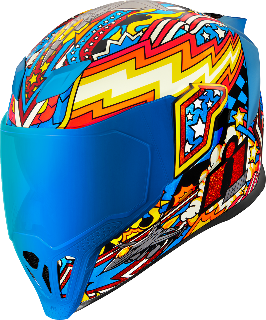 ICON Airflite* Helmet - Flyboy - Blue - Large 0101-16013
