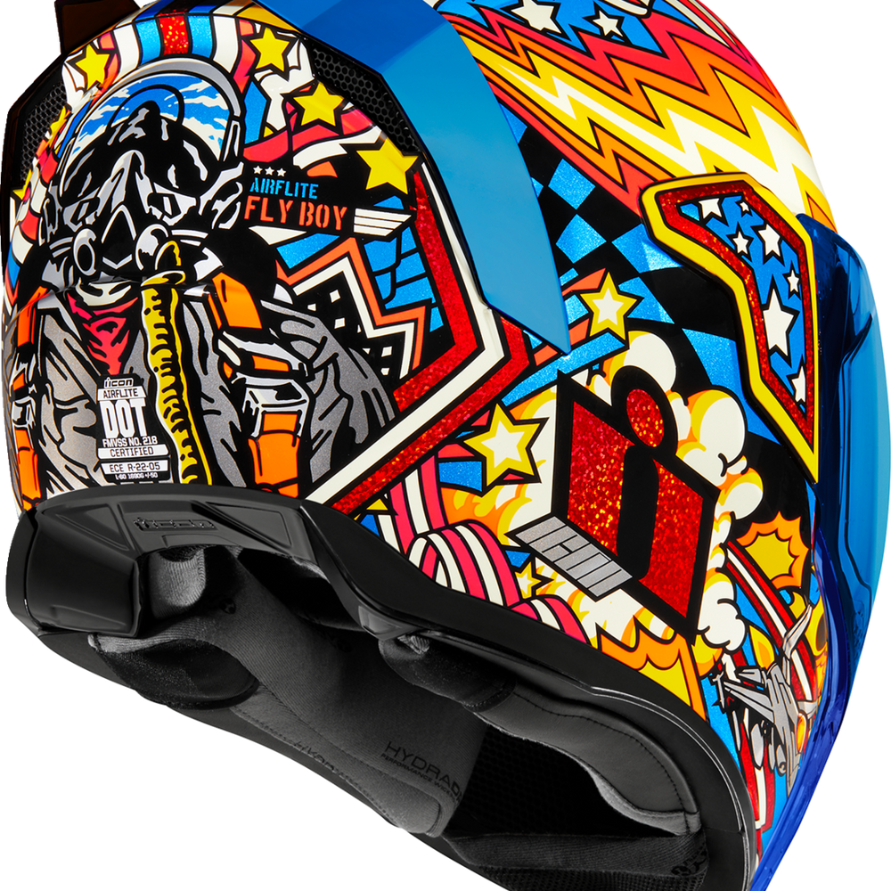 
                      
                        ICON Airflite* Helmet - Flyboy - Blue - Large 0101-16013
                      
                    