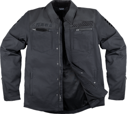 ICON Upstate Canvas National™ Jacket - Black - XL 2820-6563