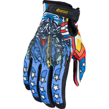 ICON Hooligan* CE Flyboy Gloves - Blue - 3XL 3301-4714