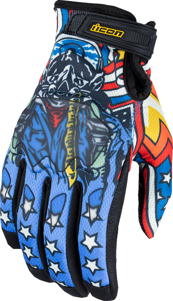 
                      
                        ICON Hooligan* CE Flyboy Gloves - Blue - Medium 3301-4710
                      
                    