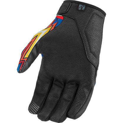 ICON Hooligan* CE Flyboy Gloves - Blue - Small 3301-4709