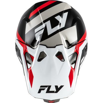Youth Formula Cp Seal Helmet White/Black/Red Yl