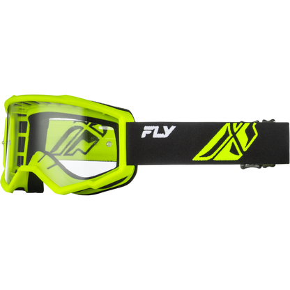 Focus Goggle Black/Hi Vis W/ Clear Lens