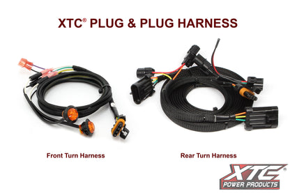 Auto Turn Signal Kit W/ Billet Lever And Front Drl Lights Hon