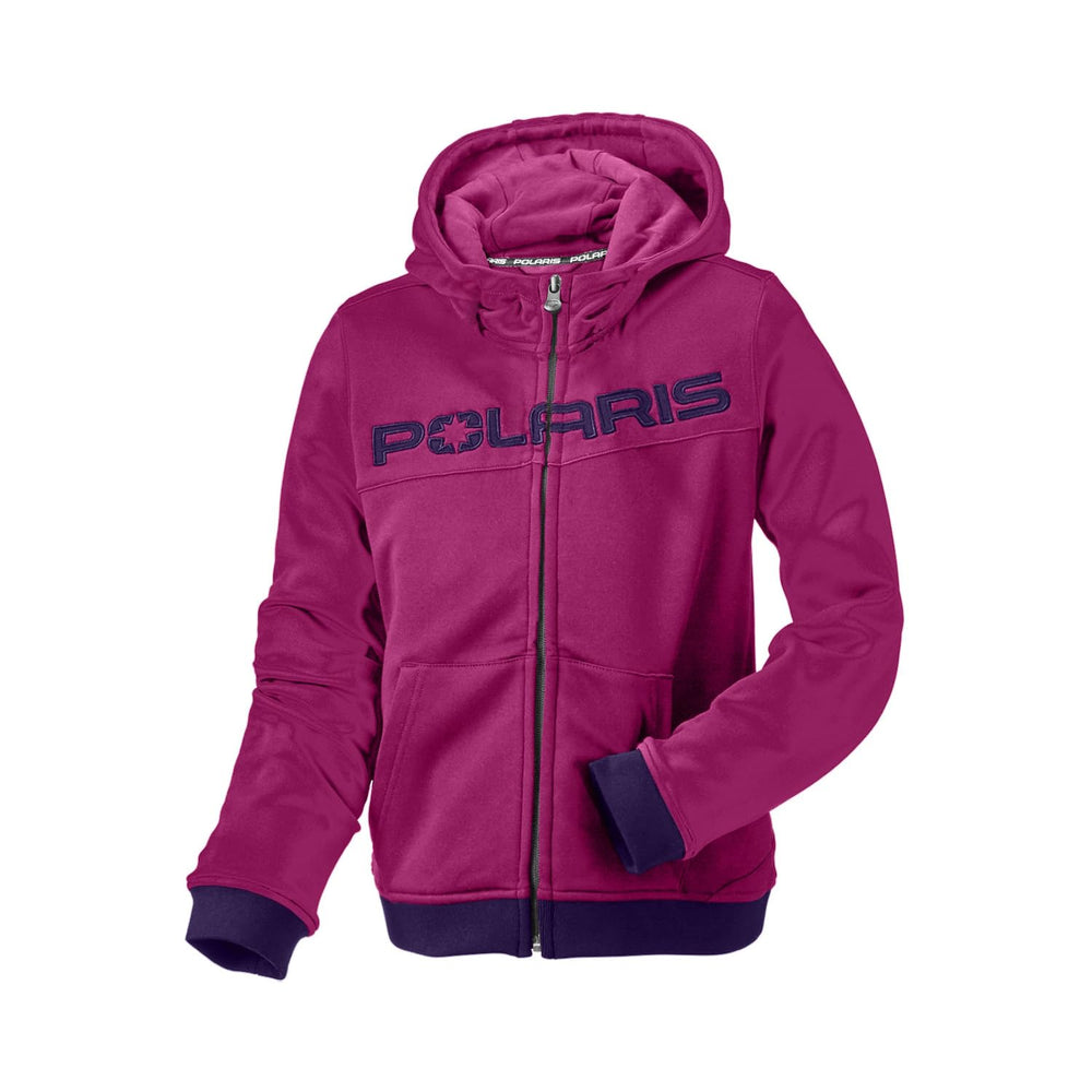 Polaris Off Road Youth Tech Full Zip Hoodie - S Purple