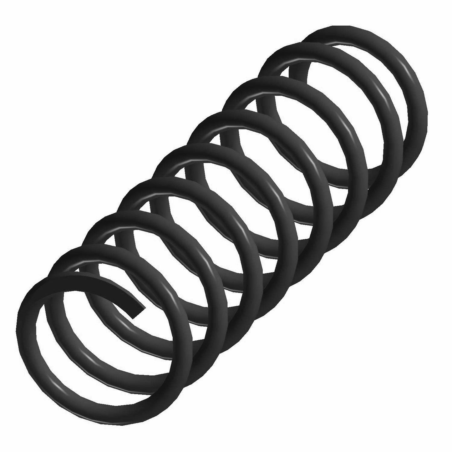 Polaris ATV Compression Spring 210#, Medium Gloss Black, Genuine OEM Part 7043499-067, Qty 1